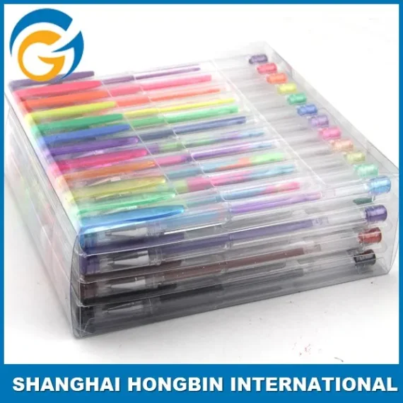 A set of colorful marker pens for drawing and artistic creation