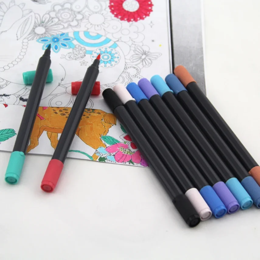 Professional marker collection for detailed illustrations