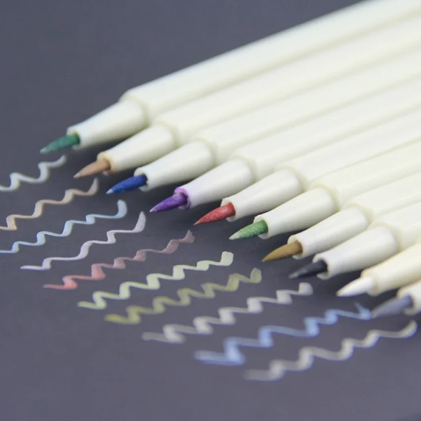 Design marker set with essential tools for creative work
