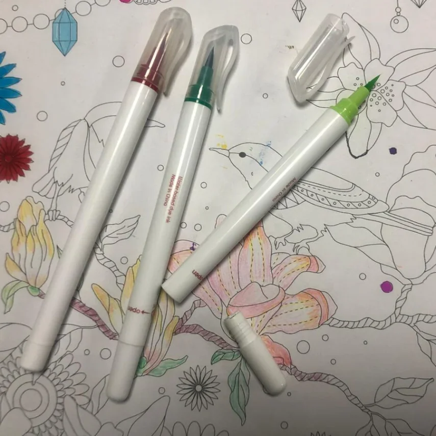 Professional marker kit for detailed artwork and illustrations