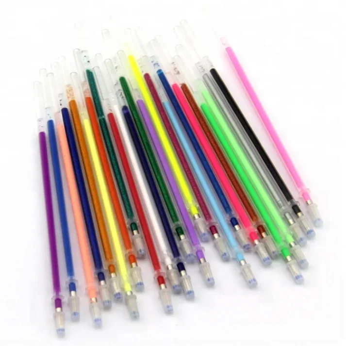 A set of colorful marker pens in a storage case