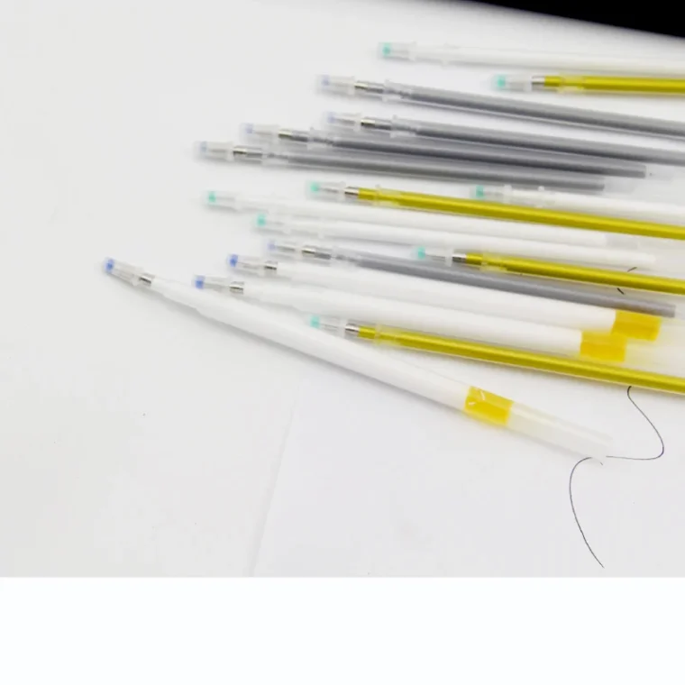 Art supplies including a variety of marker pens.