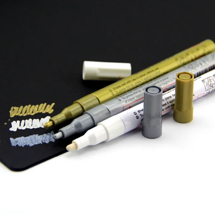 A set of colorful marker pens for artistic use.