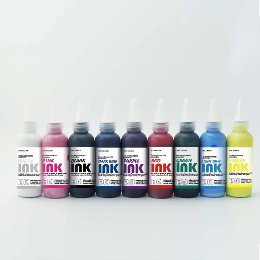 Illustration of marker pen usage.