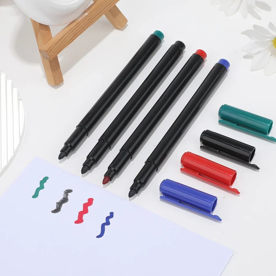 An assortment of marker pens in different colors