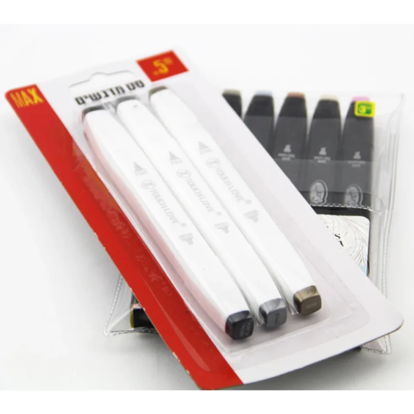 Fine-tip marker pens for precise and intricate designs
