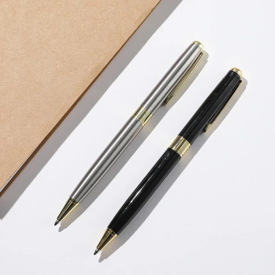 A set of marker pens arranged neatly for display.