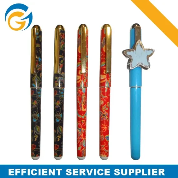 Variety of marker pens for creative projects