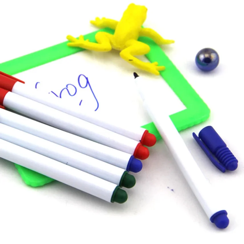 Set of colorful marker pens for creative projects
