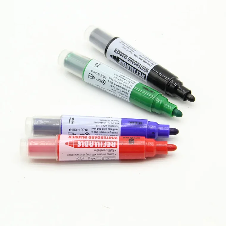 Art supplies including brushes and paints on a table