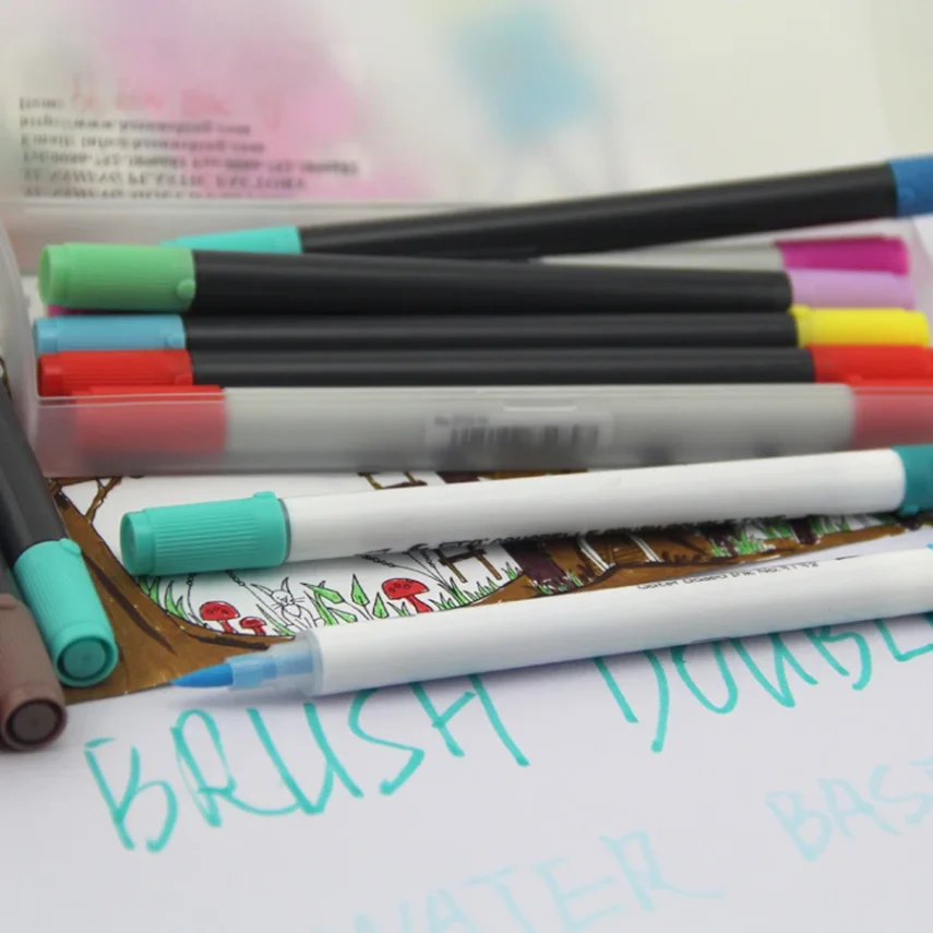 Professional marker pens for artistic and detailed work