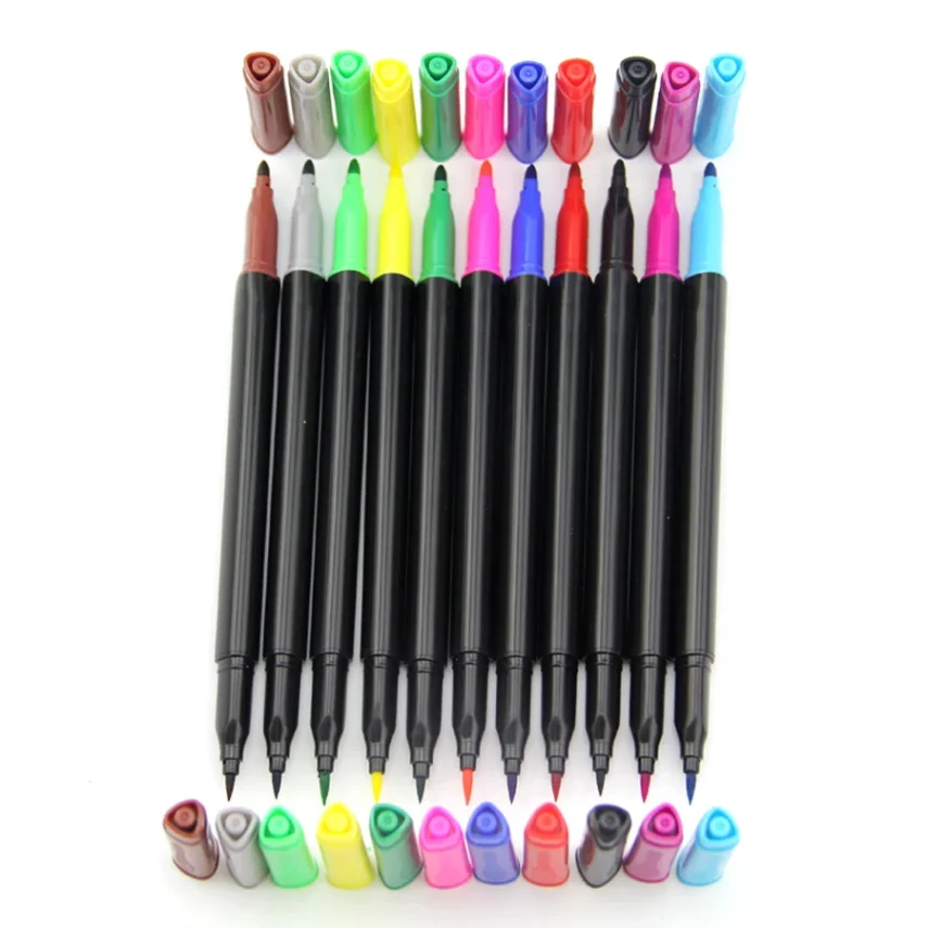 Variety of marker pens for artists and designers