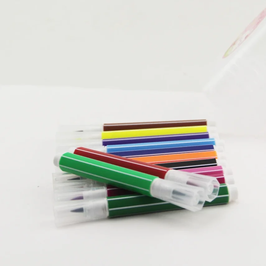 Fine-tip marker pens for detailed and precise work.
