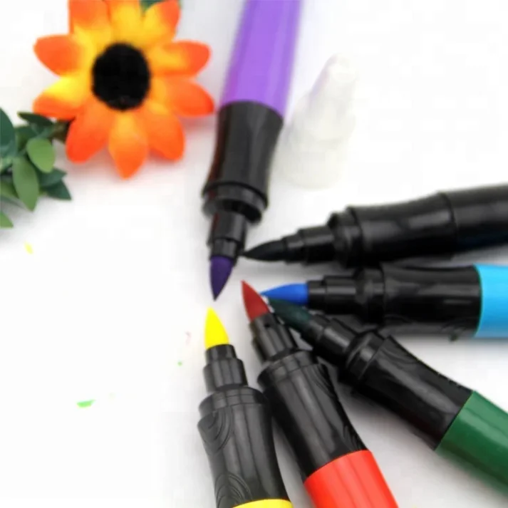 A vivid collection of markers for vibrant artwork.