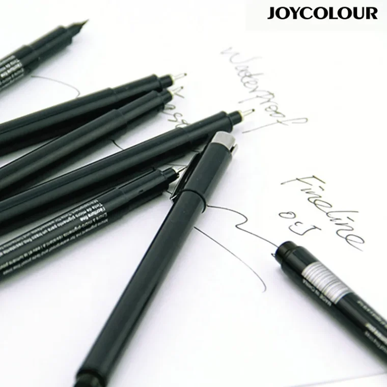 Set of colorful marker pens