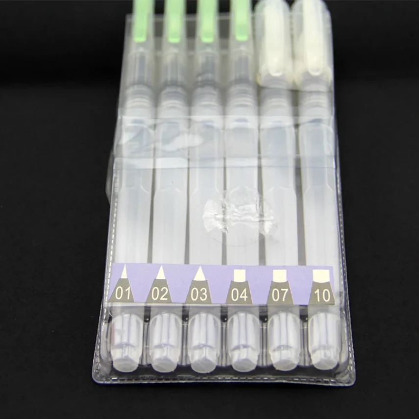 Set of colorful marker pens for design and art