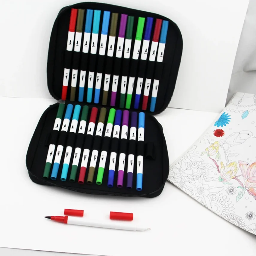 High-quality marker pens for design and creative work