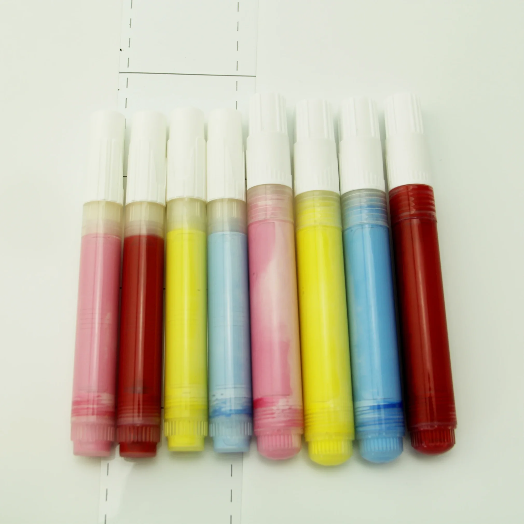 Assortment of art marker pens for sketching and coloring