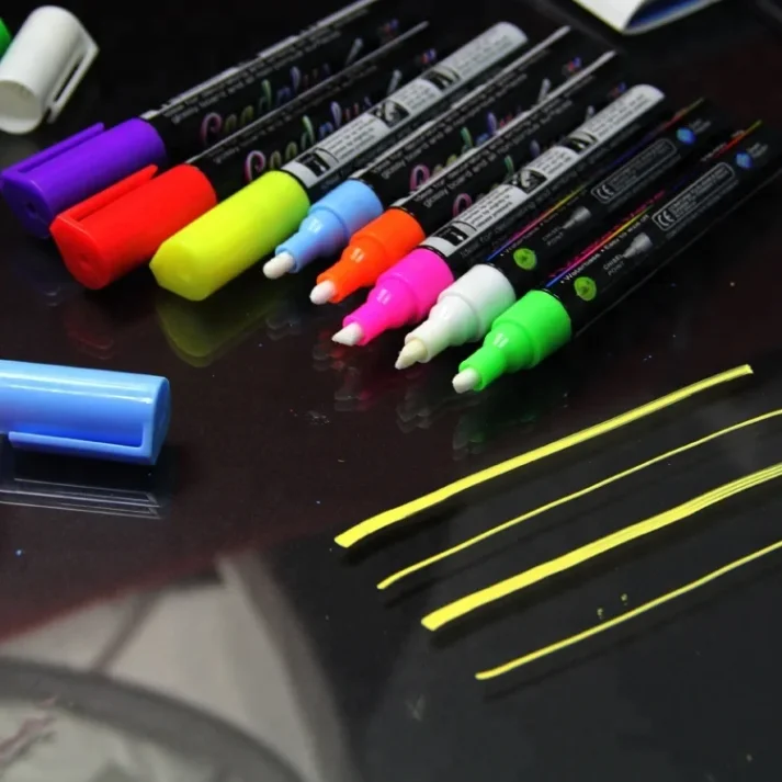 A complete set of markers for creative projects