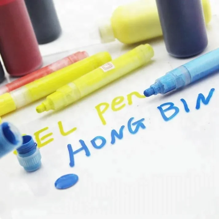Bright and colorful art markers for creativity.