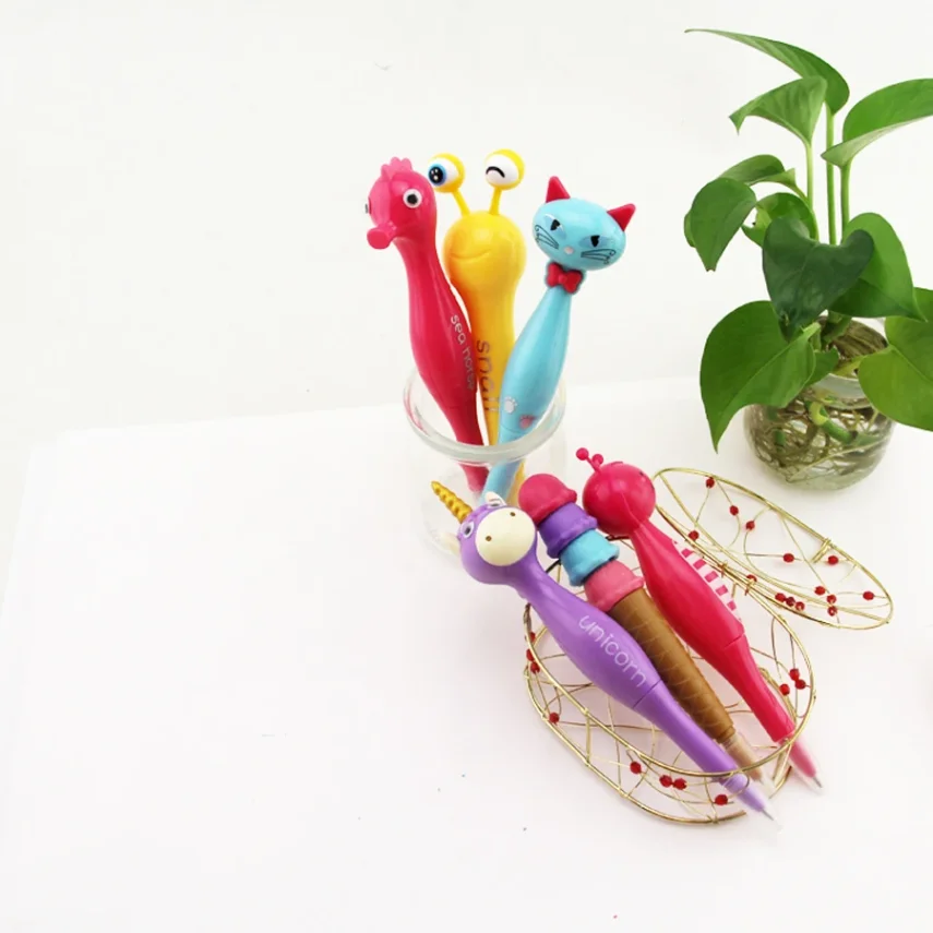 A set of marker pens in a case.