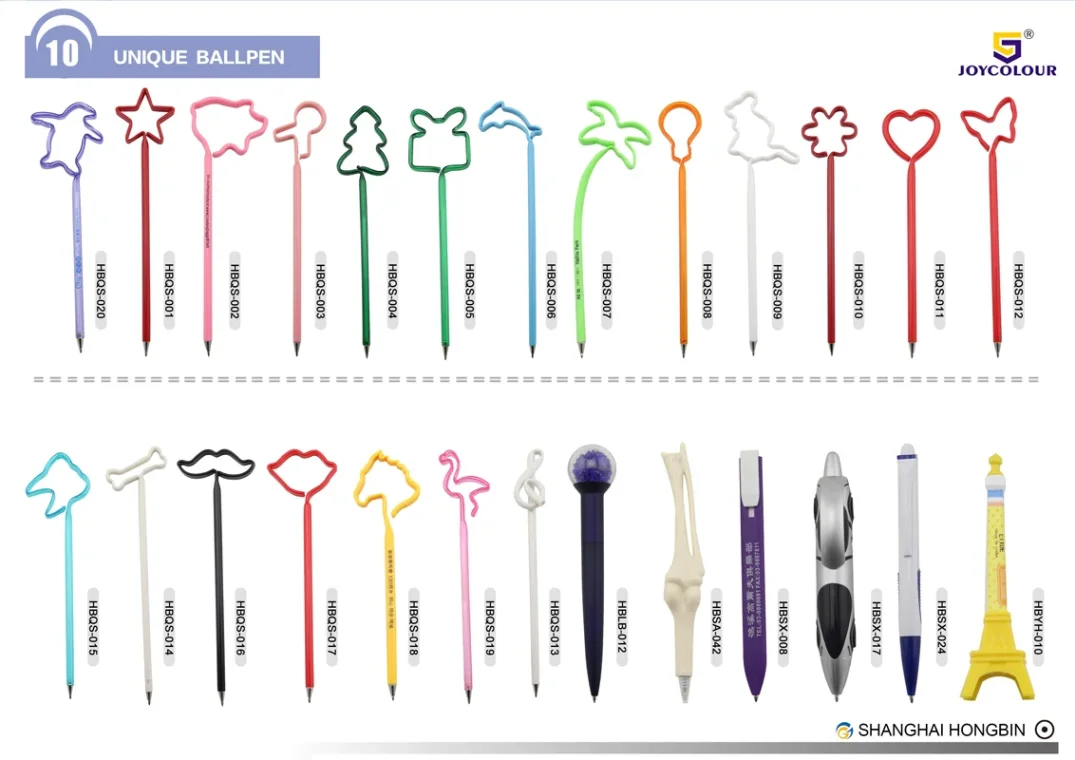 Assortment of marker pens in various colors.