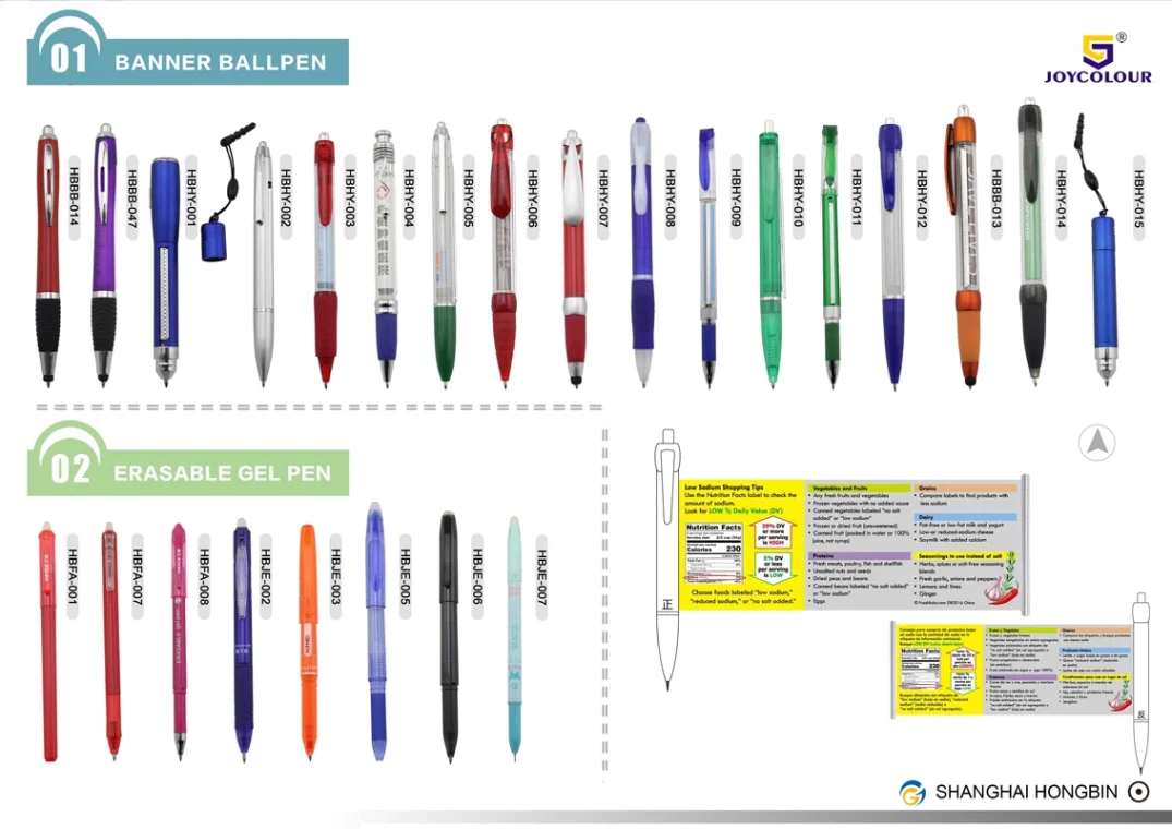Permanent marker pens for labeling.