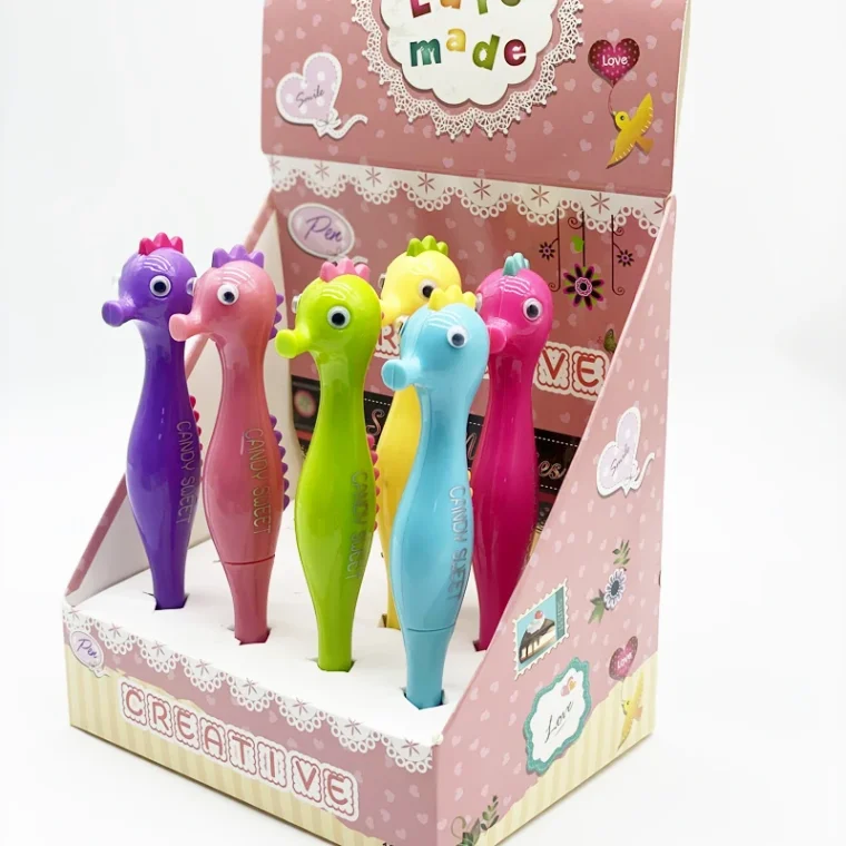 Vivid marker pens for vibrant artwork.