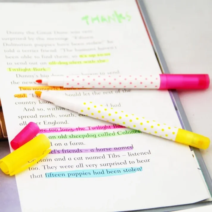 Professional collection of marker pens for artists
