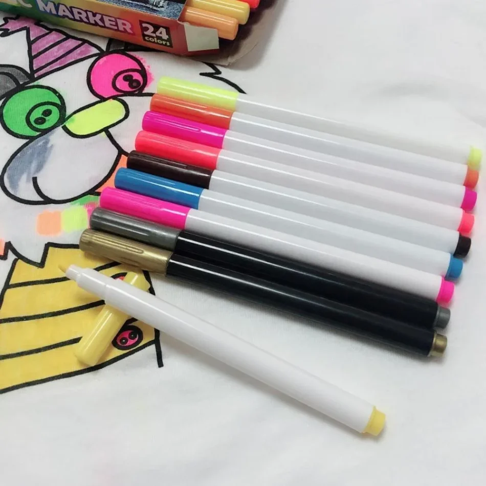 High-quality marker pens for design and art projects