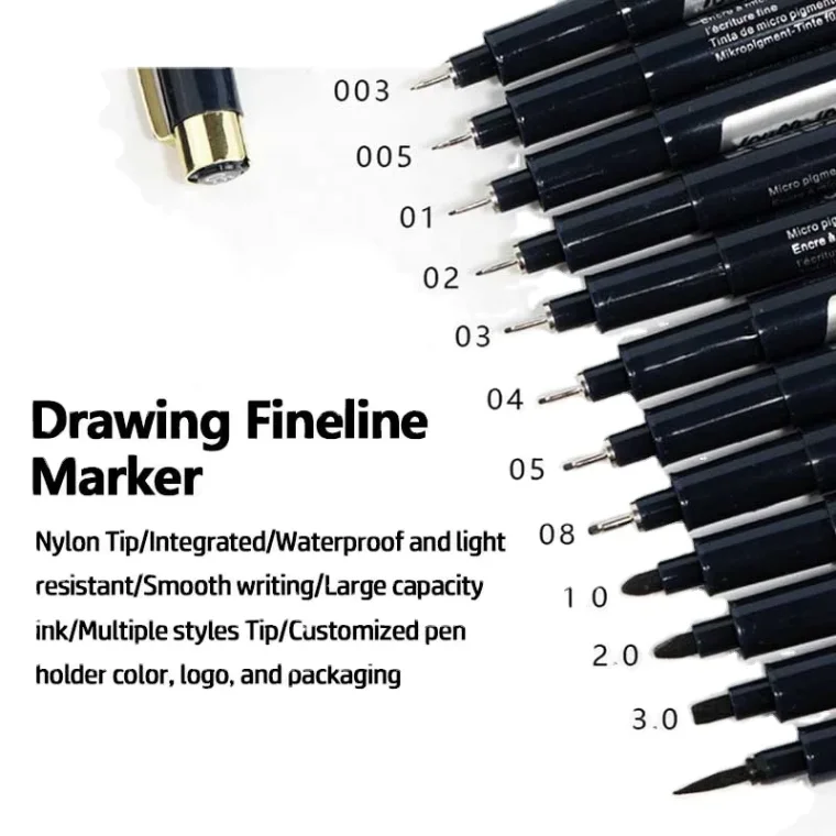 Dual-tip art markers for versatile creative use