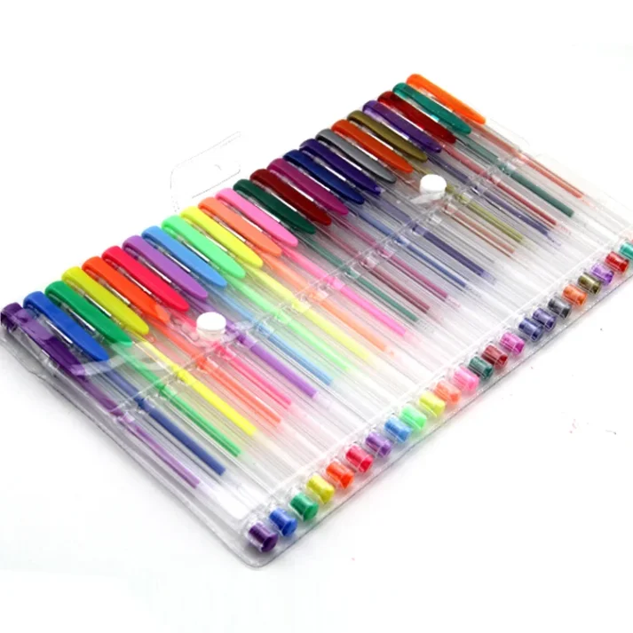Assorted colored marker pens for artistic and office use