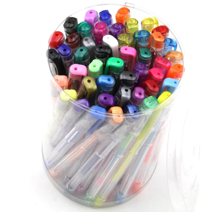 Collection of professional marker pens for designers