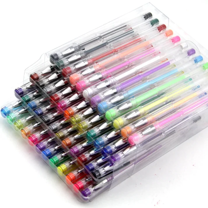 Assortment of fine-tip marker pens for detailed work