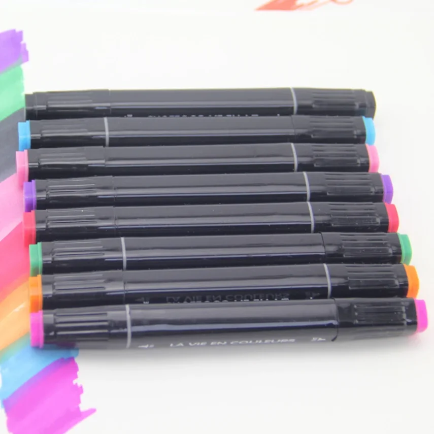 Sketch markers ideal for drawing and illustrating designs.