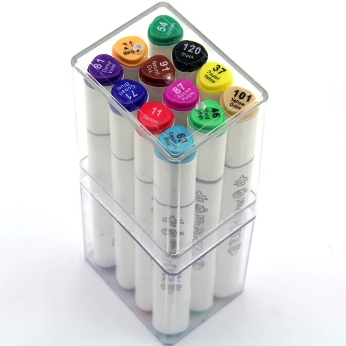 Marker pens specifically designed for drawing and illustration.