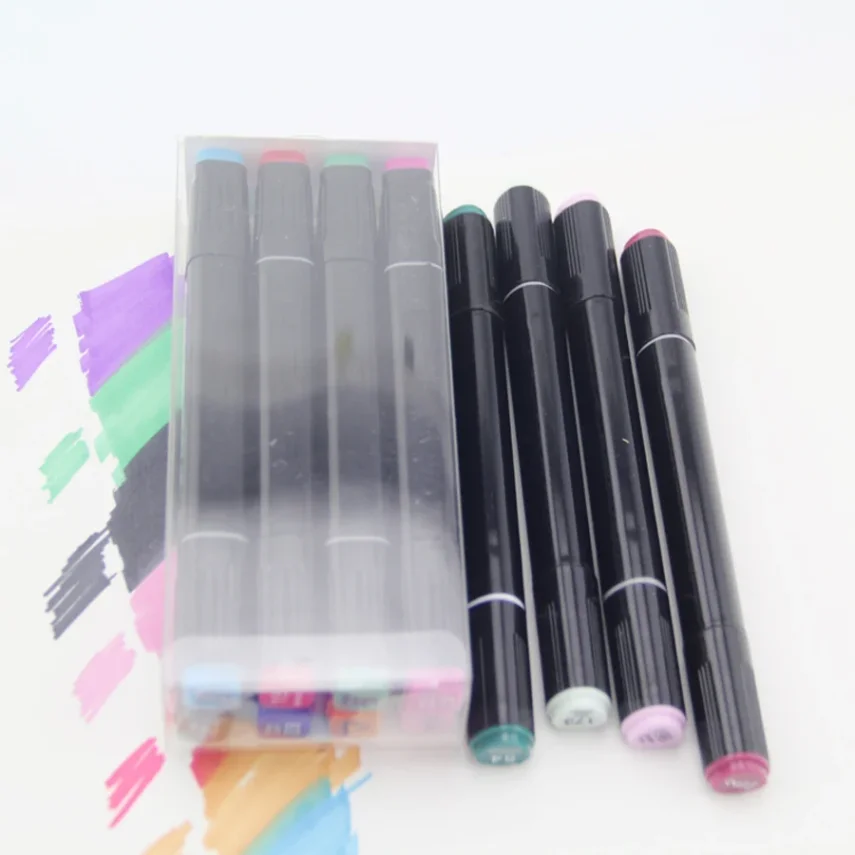 Colorful markers for vibrant art creation.
