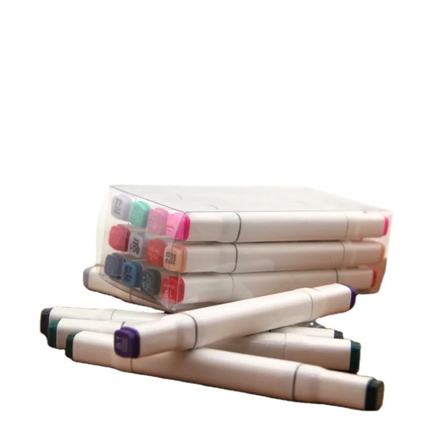 Assorted color marker set for artists and students