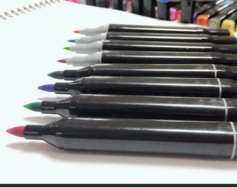 Professional marker kit for detailed artwork and illustrations