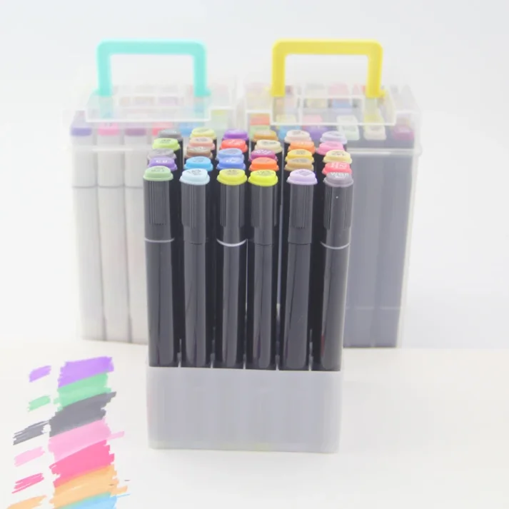 Assortment of dual-tip markers for versatile use