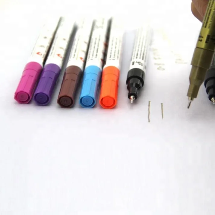 High-quality marker pens in assorted colors