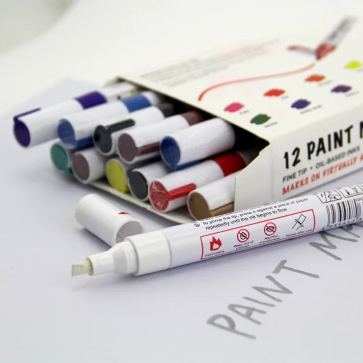 Design-focused marker pens displayed in an image