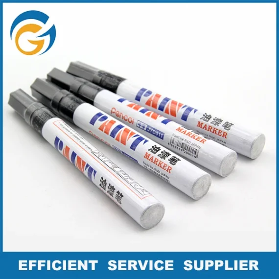 A set of colorful marker pens for artistic use.