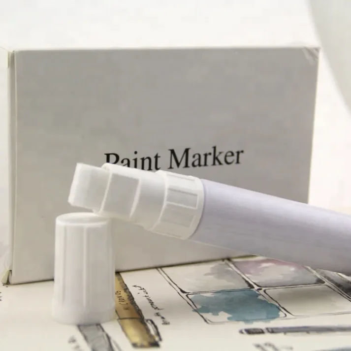 An art supplies kit containing various drawing tools.