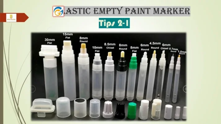 Pack of permanent marker pens for labeling and marking