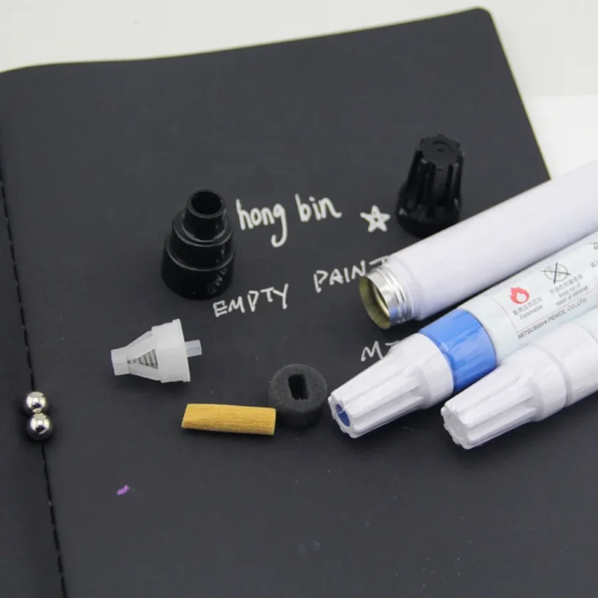 Colorful set of markers for artistic endeavors.