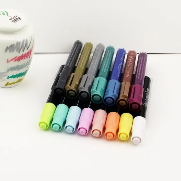 High-quality marker pens for design and creative work