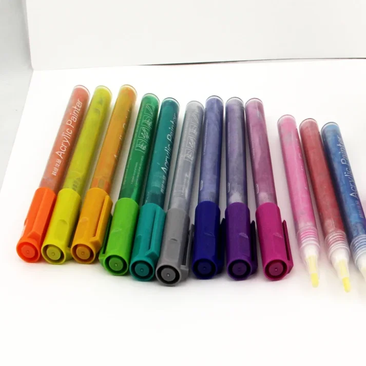 Professional collection of marker pens for artists