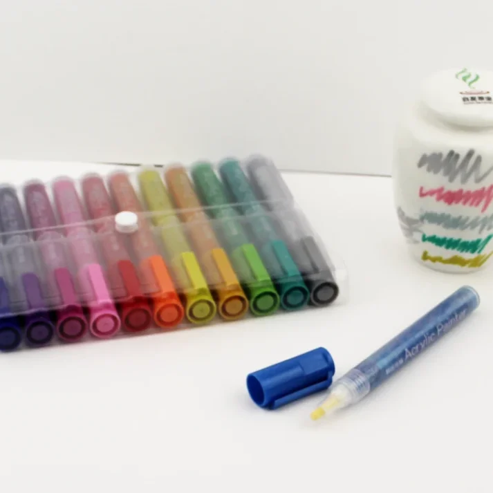 High-quality marker pens for design and creative work