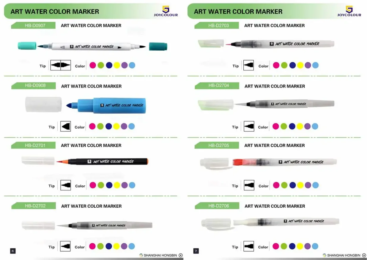Professional marker pens ideal for sketching and illustration